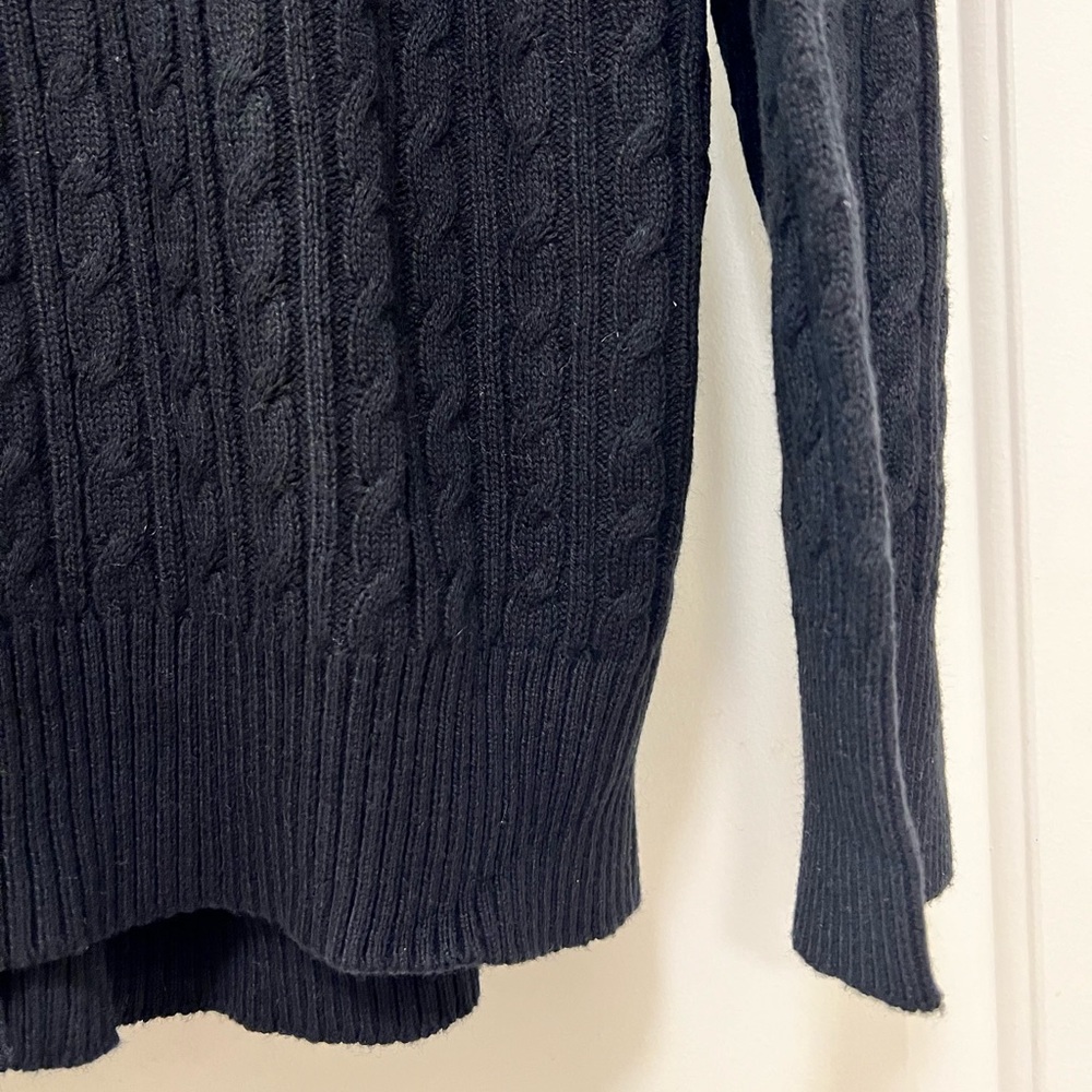 NWT Chloe Kristyn Zip Back Cotton / Cashmere Knit Sweater - Picture 13 of 15